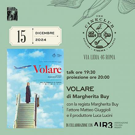 “volare al the cineclub – incontro con margherita buy